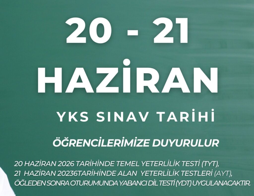 2026 YKS Takvimi ve Kritik Tarihler