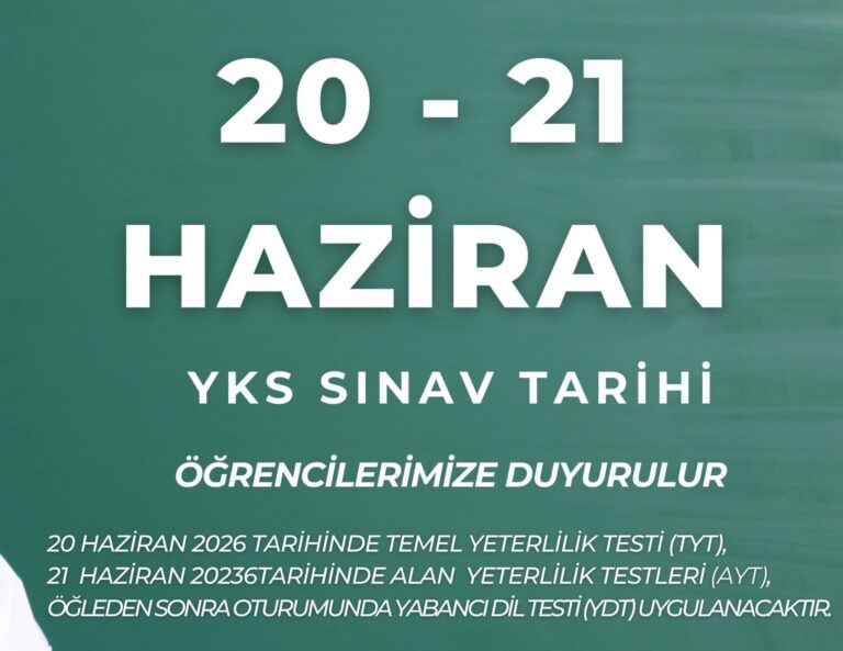 2026 YKS Takvimi ve Kritik Tarihler