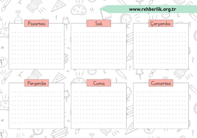 YKS Haftalık Stratejik Çalışma Çizelgesi